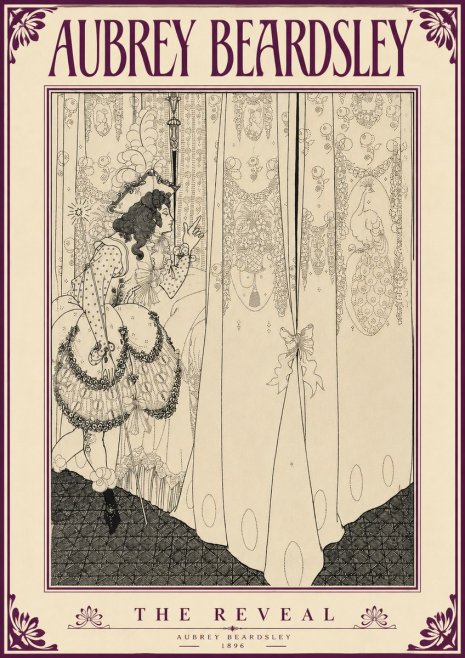 Aubrey Beardsley The Reveal No5 - Póster
