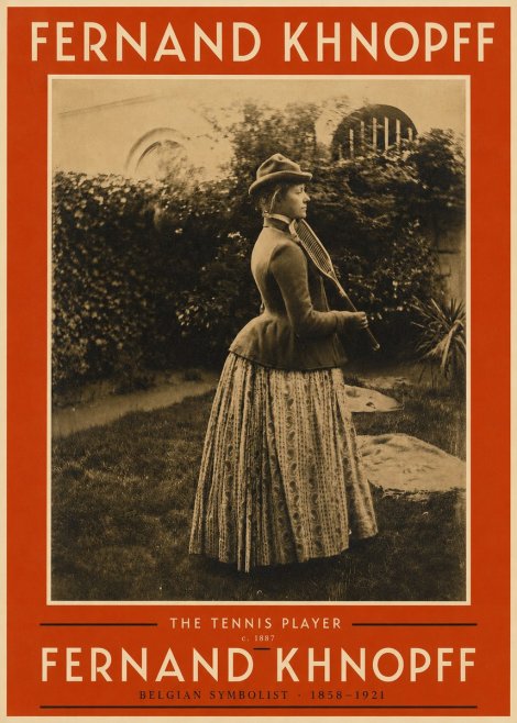 Fernand Khnopff The Tennis Player No2 - Póster