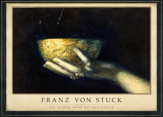 Franz von Stuck Die Schöne Hand Mit Der Schale No1 - Póster