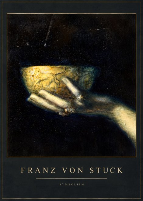 Franz von Stuck Die Schöne Hand Mit Der Schale No3 - Póster