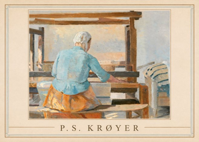 P.S. Krøyer A Weaver No1 - Póster