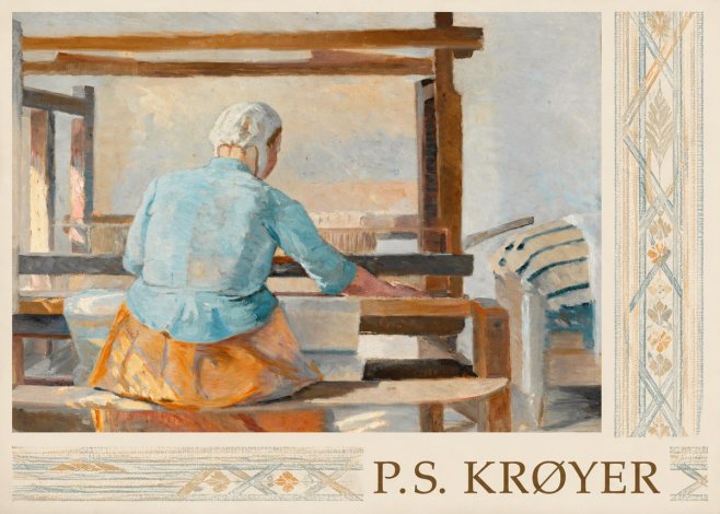 P.S. Krøyer A Weaver No3 - Póster