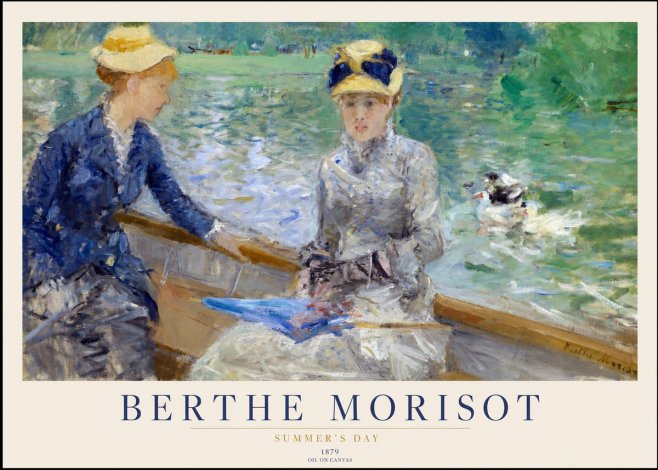 Berthe Morisot Summer's Day No1 - Póster