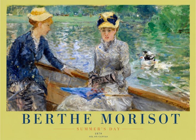 Berthe Morisot Summer's Day No3 - Póster