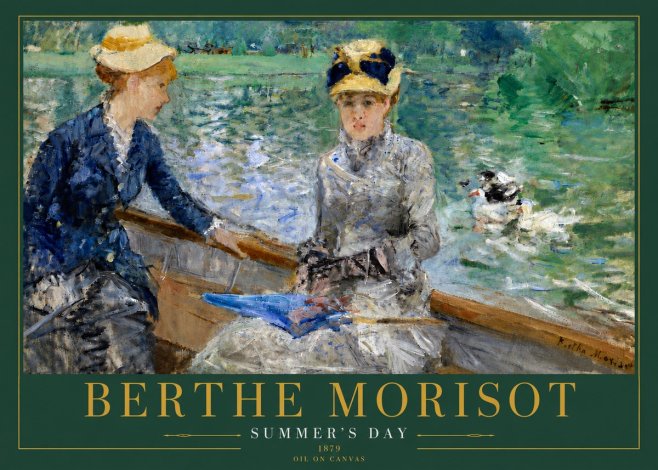 Berthe Morisot Summer's Day No5 - Póster