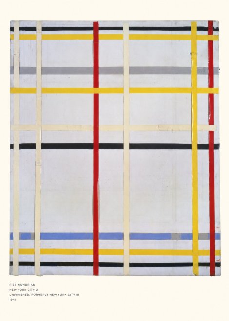 Piet Mondrian New York City 2 No5 - Póster