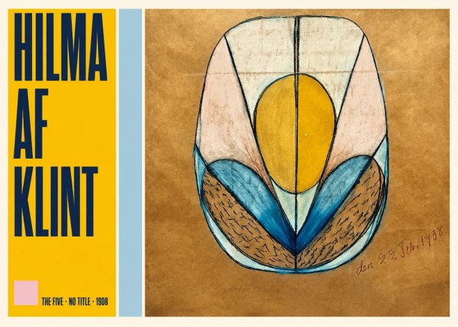 Hilma af Klint The Five - No Title No5 - Póster