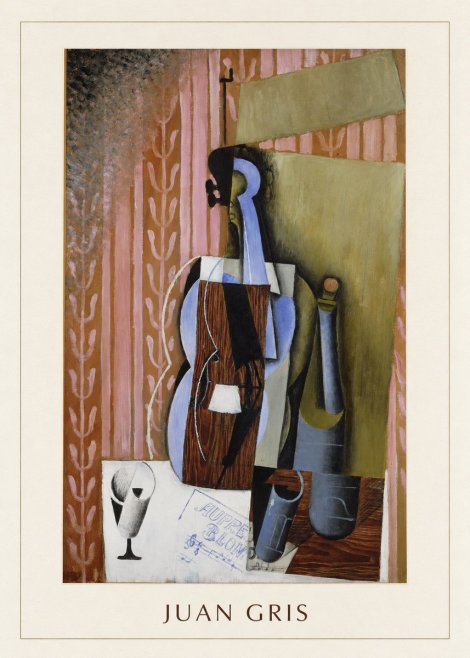 Juan Gris Still Life with Mandolin No4 - Póster