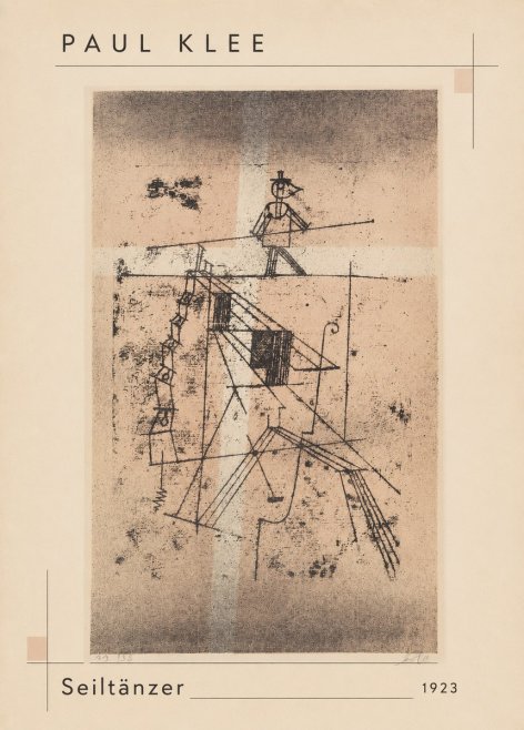 Paul Klee Seiltänzer II No3 - Póster