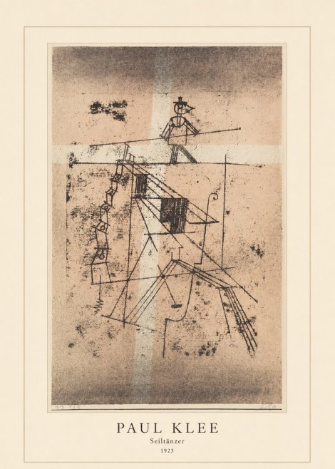 Paul Klee Seiltänzer II No4 - Póster
