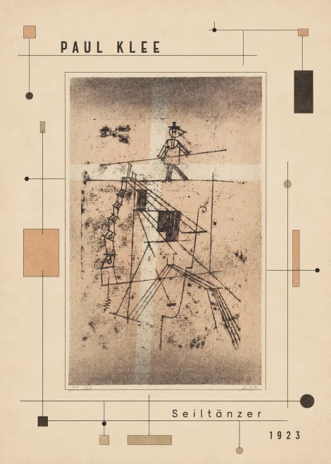 Paul Klee Seiltänzer II No5 - Póster
