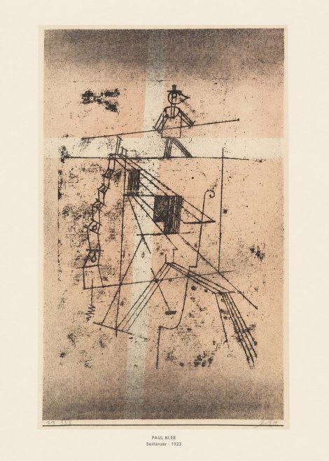 Paul Klee Seiltänzer II No6 - Póster