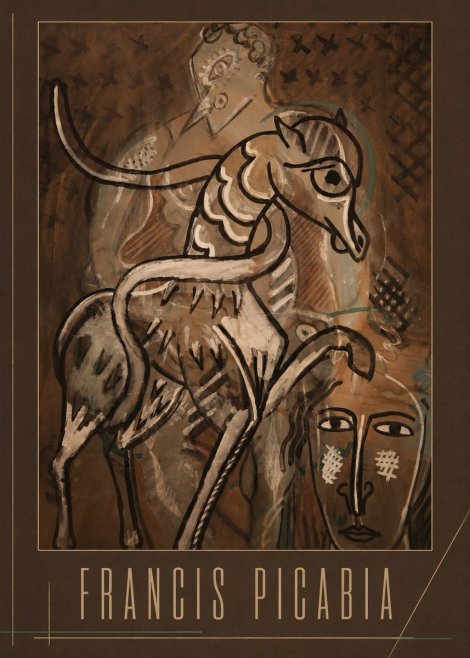 Francis Picabia Stylized Figures and Horse No2 - Póster