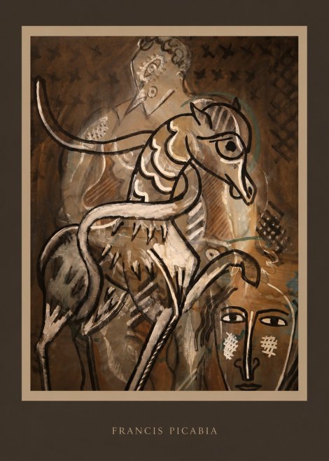 Francis Picabia Stylized Figures and Horse No4 - Póster