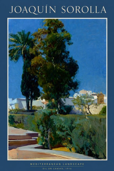 Sorolla Mediterranean Landscape No2 - Póster