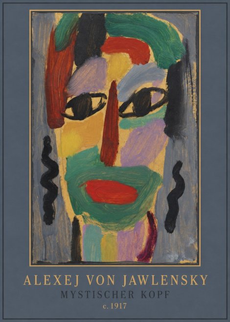 Alexej von Jawlensky Mystischer Kopf No4 - Póster