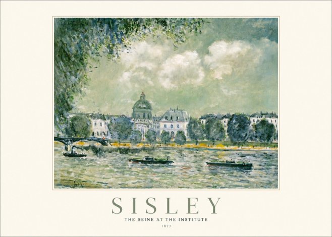 Sisley The Seine at the Institute No1 - Póster