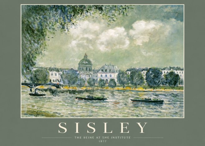 Sisley The Seine at the Institute No2 - Póster
