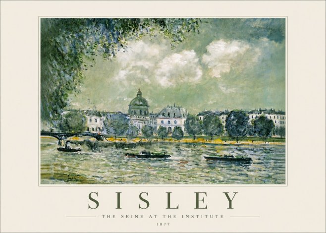 Sisley The Seine at the Institute No4 - Póster
