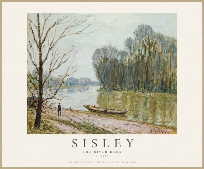 Sisley The River Bank II No1 - Póster