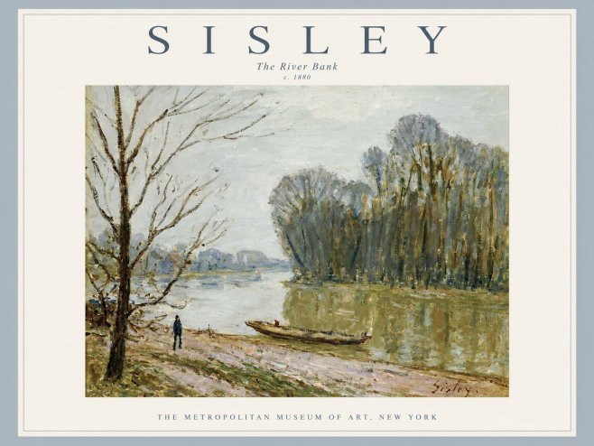Sisley The River Bank II No2 - Póster