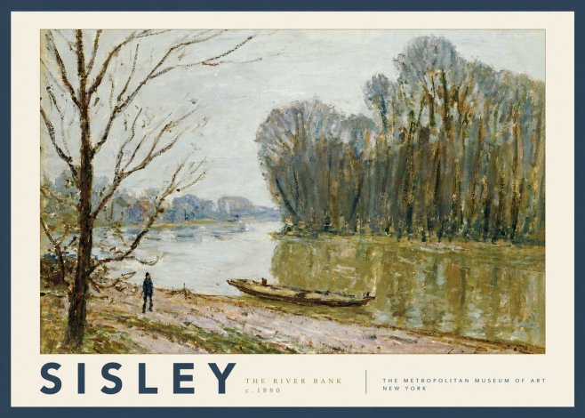 Sisley The River Bank II No3 - Póster