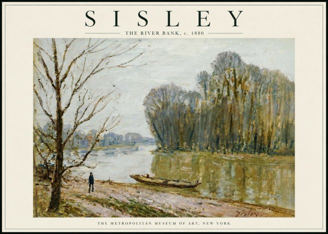 Sisley The River Bank II No6 - Póster