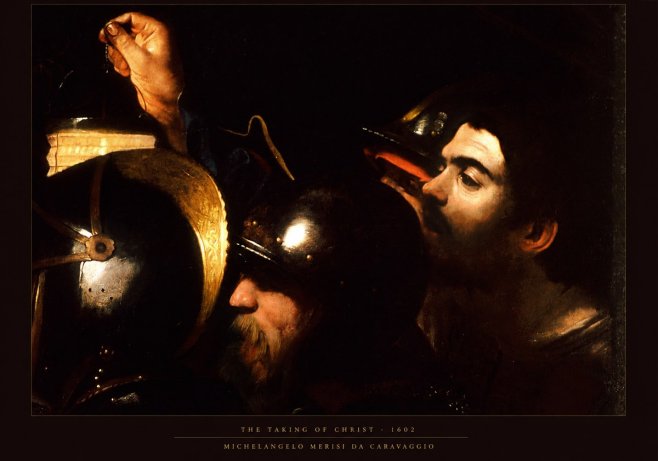 Michelangelo Merisi da Caravaggio The Taking of Christ I No4 - Póster