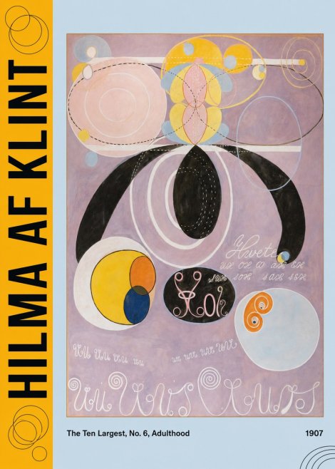 Hilma af Klint The Ten Largest, No. 6, Adulthood No2 - Póster