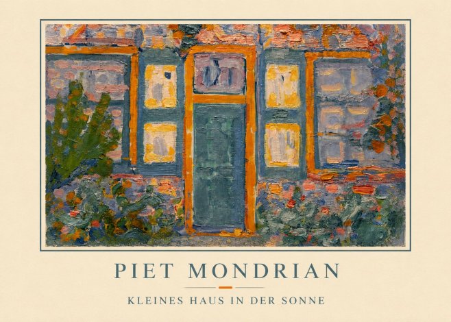 Piet Mondrian Kleines Haus in Der Sonne II No2 - Póster