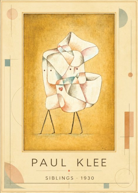 Paul Klee Siblings No1 - Póster