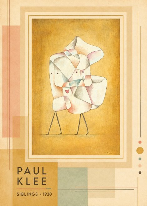 Paul Klee Siblings No3 - Póster