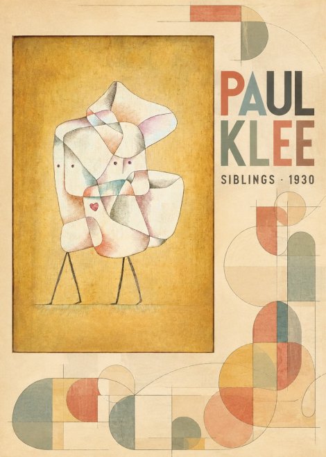 Paul Klee Siblings No6 - Póster