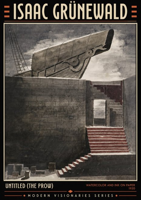 Isaac Grünewald Untitled (the Prow) No4 - Póster