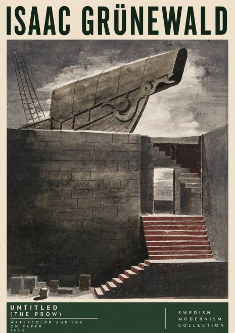 Isaac Grünewald Untitled (the Prow) No5 - Póster