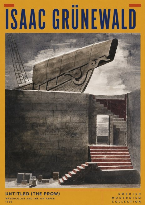 Isaac Grünewald Untitled (the Prow) No6 - Póster