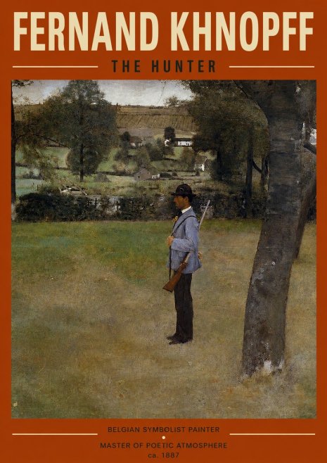Fernand Khnopff The Hunter No2 - Póster