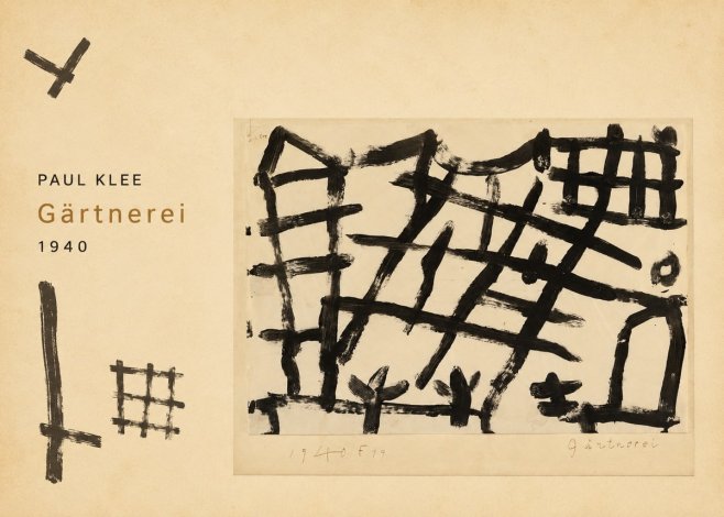Paul Klee Gärtnerei No2 - Póster