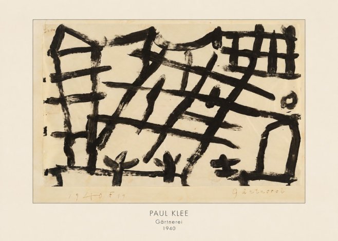 Paul Klee Gärtnerei No4 - Póster
