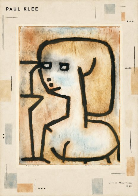 Paul Klee Girl in Mourning No3 - Póster