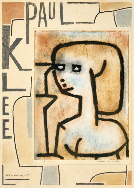 Paul Klee Girl in Mourning No5 - Póster