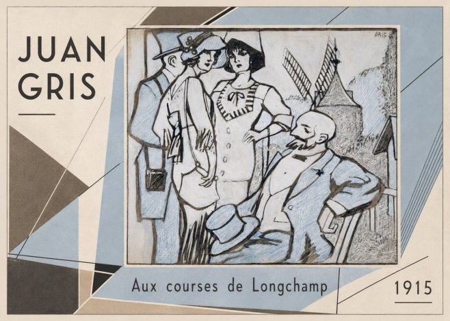 Juan Gris Aux Courses De Longchamp No2 - Póster
