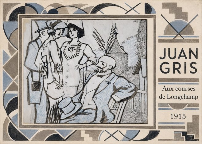 Juan Gris Aux Courses De Longchamp No5 - Póster