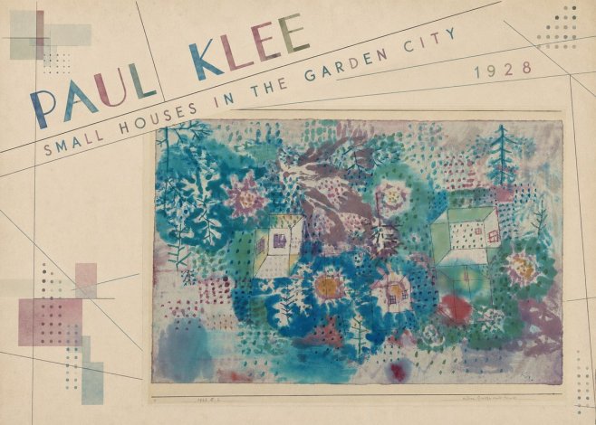 Paul Klee Small Houses in the Garden City No6 - Póster