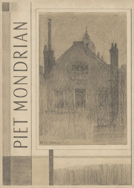Piet Mondrian House Study No2 - Póster