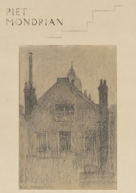 Piet Mondrian House Study No6 - Póster