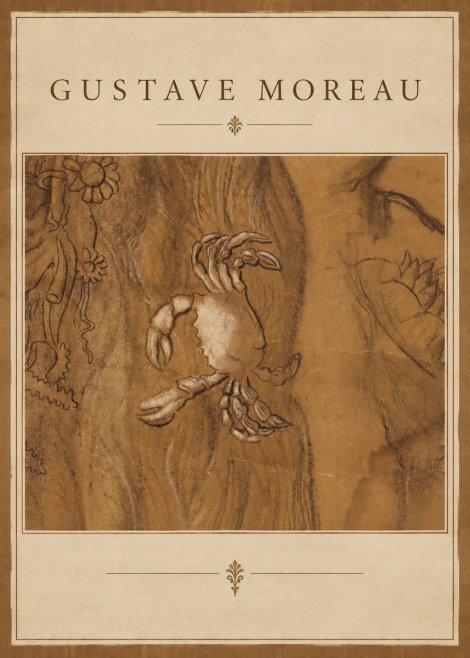 Gustave Moreau Crab Study No2 - Póster