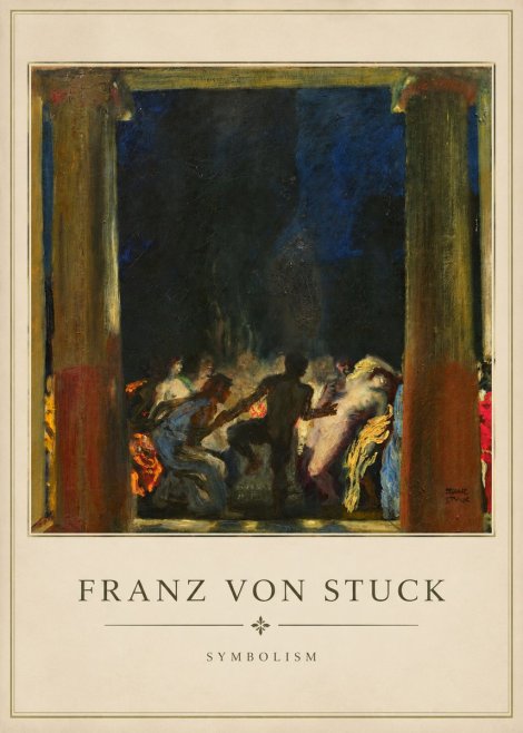 Franz von Stuck Bacchic Revel No3 - Póster