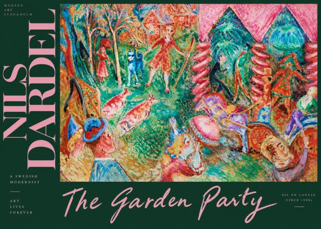 Nils Dardel The Garden Party No4 - Póster
