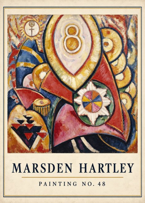 Marsden Hartley Painting No. 48 No4 - Póster